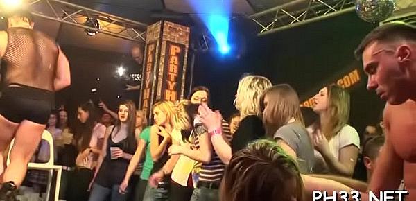  Tons of ladies are sucking dongs and having gangbang at play ground
